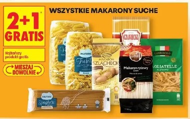 Wszystkie makarony suche