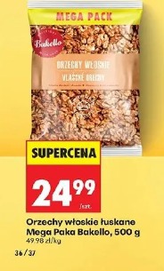 Orzechy włoskie łuskane Mega Paka Bakello