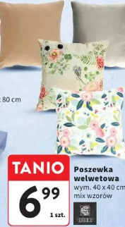 Poszewka welwetowa Tex