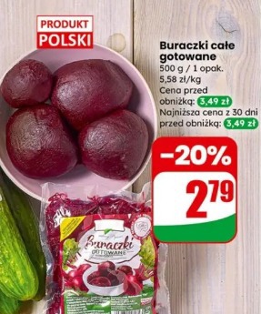 Buraczki całe gotowane