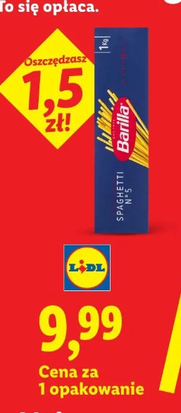 Barilla Makaron spaghetti