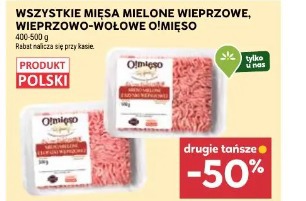 Wszystkie mięsa mielone wieprzowe, wieprzowo-wołowe O!Mięso