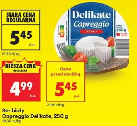 Ser biały Capreggio Delikate