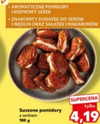 Suszone pomidory z serkiem