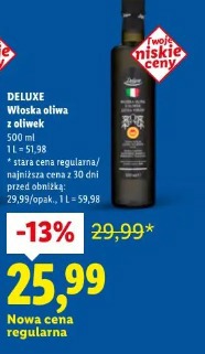 Deluxe Włoska oliwa z oliwek