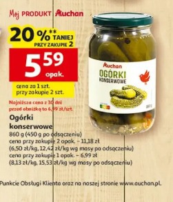 Ogórki konserwowe Auchan