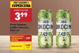 Okocim kwaśne jabłko piwo