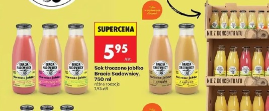 Sok tłoczone jabłko Bracia Sadownicy