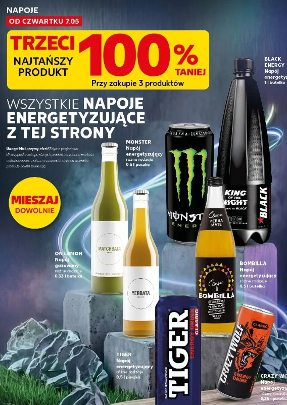 Wszystkie napoje energetyzujące z tej strony