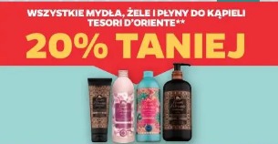 Wszystkie mydła, żele i płyny do kąpieli Tesori D'Oriente