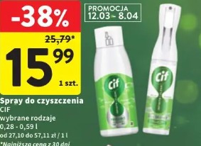 Spray do czyszczenia CIF