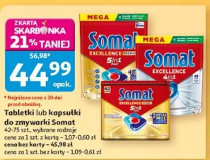 Somat tabletki lub kapsułki do zmywarki