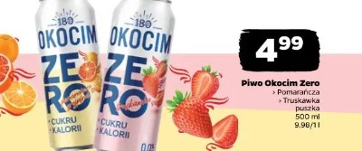 Piwo Okocim Zero Pomarańcza