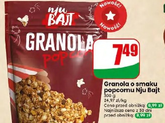 Granola o smaku popcornu Nju Bajt