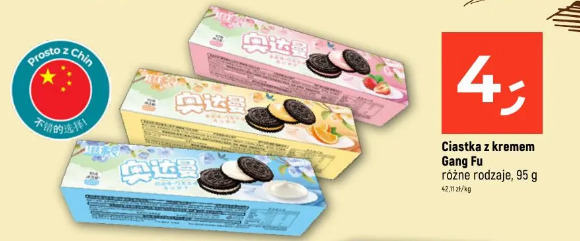Ciastka z kremem Gang Fu