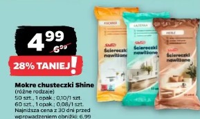 Mokre chusteczki Shine