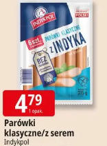 Parówki klasyczne/z serem Indykpol