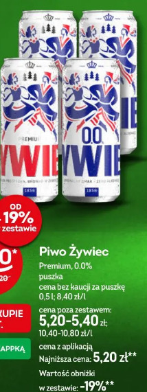 Piwo Żywiec Premium 0.0%