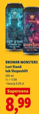 Browar Monsters Last Stand lub Shapeshift