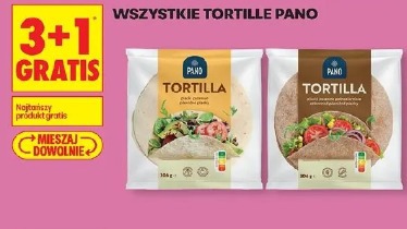 Wszystkie tortille Pano