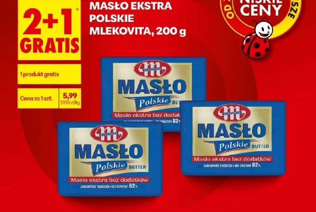 Masło Ekstra Polskie Mlekovita