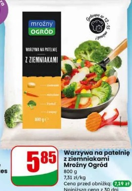 Warzywa na patelnię z ziemniakami Mrożny Ogród