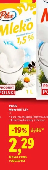 Pilos Mleko UHT 1,5%