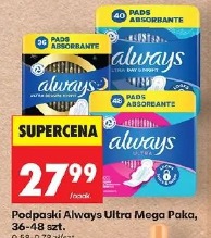 Podpaski Always Ultra Mega Paka