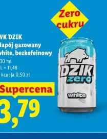 WK Dzik Napój gazowany white, bezkofeinowy