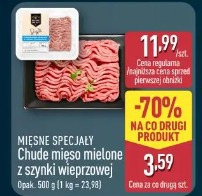 Chude mięso mielone z szynki wieprzowej