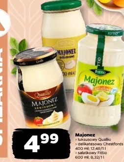 Majonez Qualito, Chestfords, Fitio