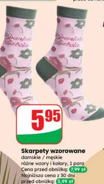 Skarpety wzorowane