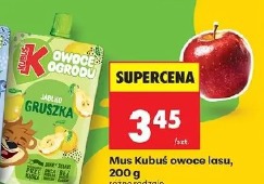 Mus Kubuś owoce lasu, 200 g