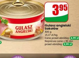 Gulasz angielski Sokołów