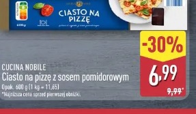 Cucina Nobile Ciasto na pizzę z sosem pomidorowym