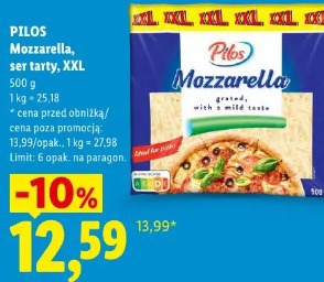 Pilos Mozzarella, ser tarty, XXL