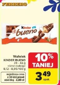 Wafelek Kinder Bueno