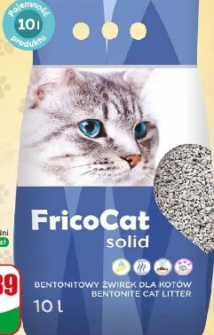Żwirek dla kota bentonitowy FricoCat Solid