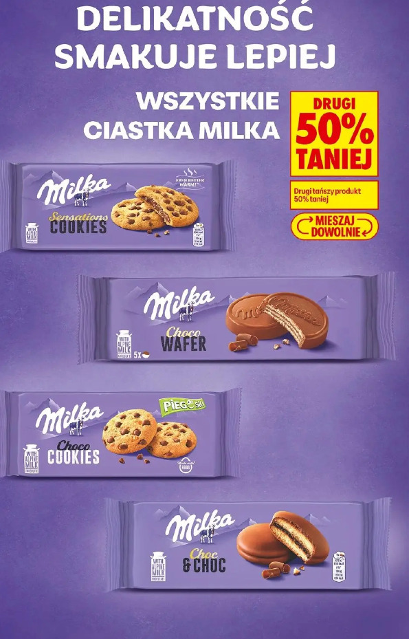 Milka ciastka