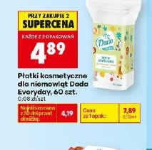 Płatki kosmetyczne dla niemowląt Dada Everyday
