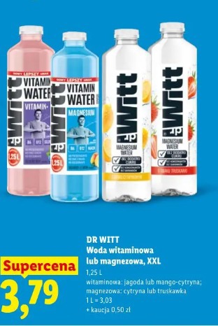 Dr Witt Woda witaminowa lub magnezowa, XXL