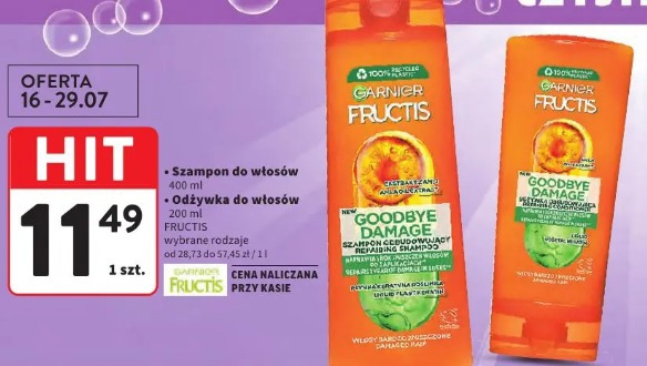 Szampon do włosów Garnier Fructis