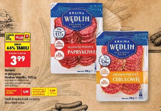 Kraina Wedlin salami w posypce 