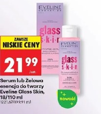Eveline Glass Skin serum lub żelowa esencja do twarzy
