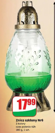Znicz szklany Nr6