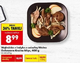 Wątróbka z indyka z cebulką Wolno Gotowane Kraina Mięs