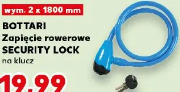 Bottari Zapięcie rowerowe Security Lock na klucz