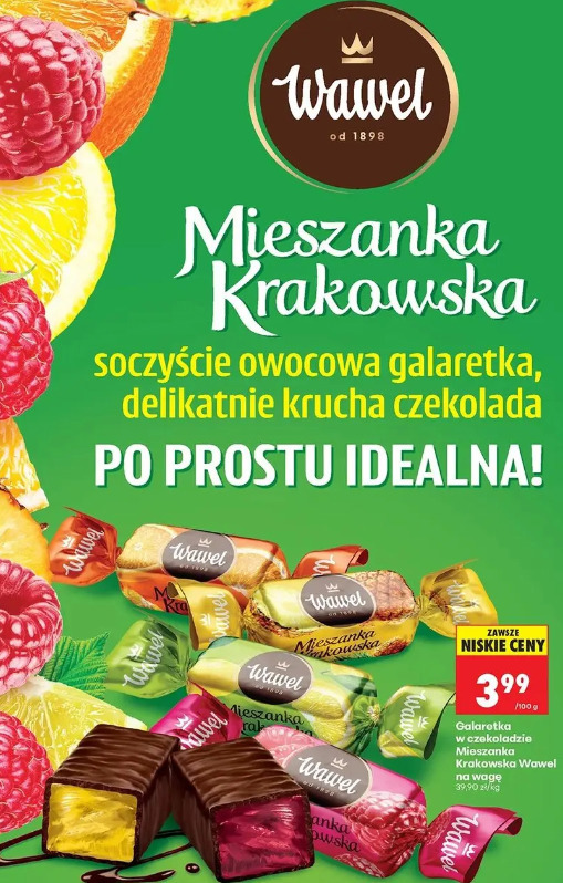 Galaretka w czekoladzie Mieszanka Krakowska Wawel