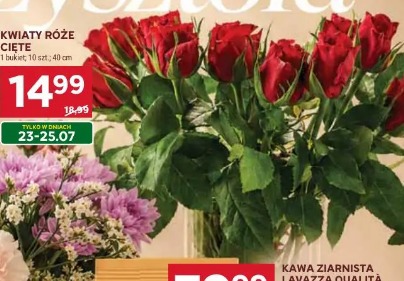 Kwiaty róże cięte