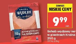 Schab wędzony na wiśniowo w plastrach Kraina Wędlin